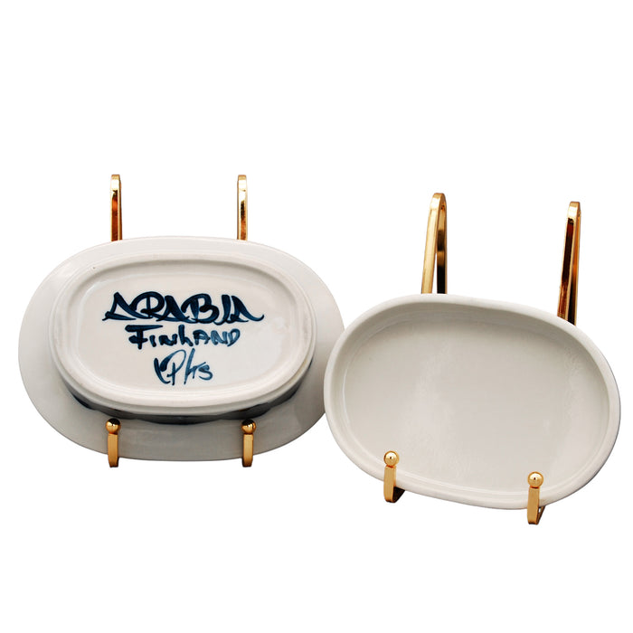 Arabia Anemone Jar with Lid, vintage can Arabia