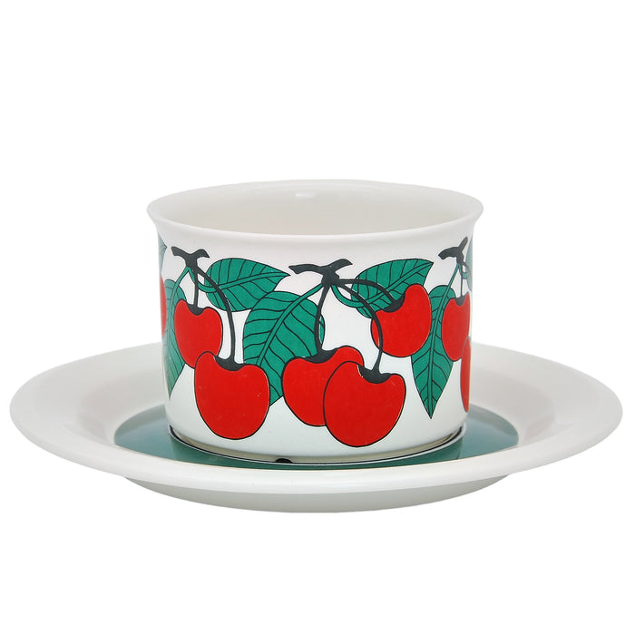 Arabia Kirsikka Tea Cup, vintage Cup, Soucer & plate Arabia