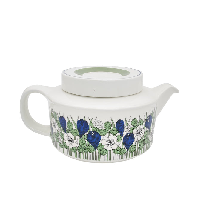 Arabia Krokus Coloured Tea Pot, vintage tea pot Arabia