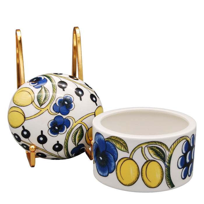 Arabia Paratiisi Sugar Bowl, made in finland sugar bowl Arabia