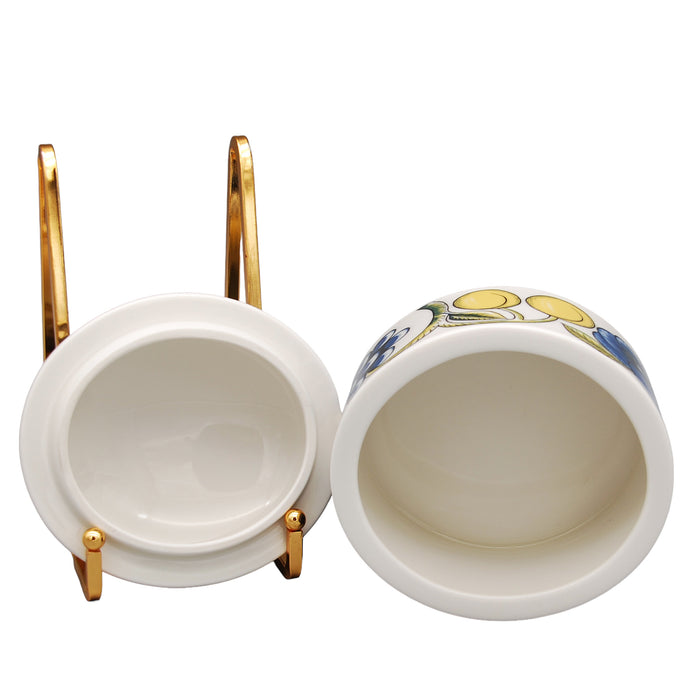 Arabia Paratiisi Sugar Bowl, made in finland sugar bowl Arabia