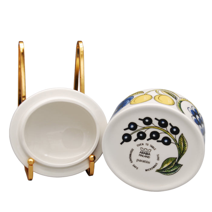 Arabia Paratiisi Sugar Bowl, made in finland sugar bowl Arabia