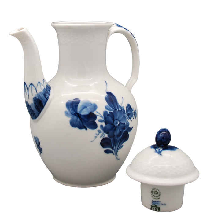 Royal Copenhagen Blue Flower Coffee Pot Design 8189, vintage Coffee pot Royal Copenhagen