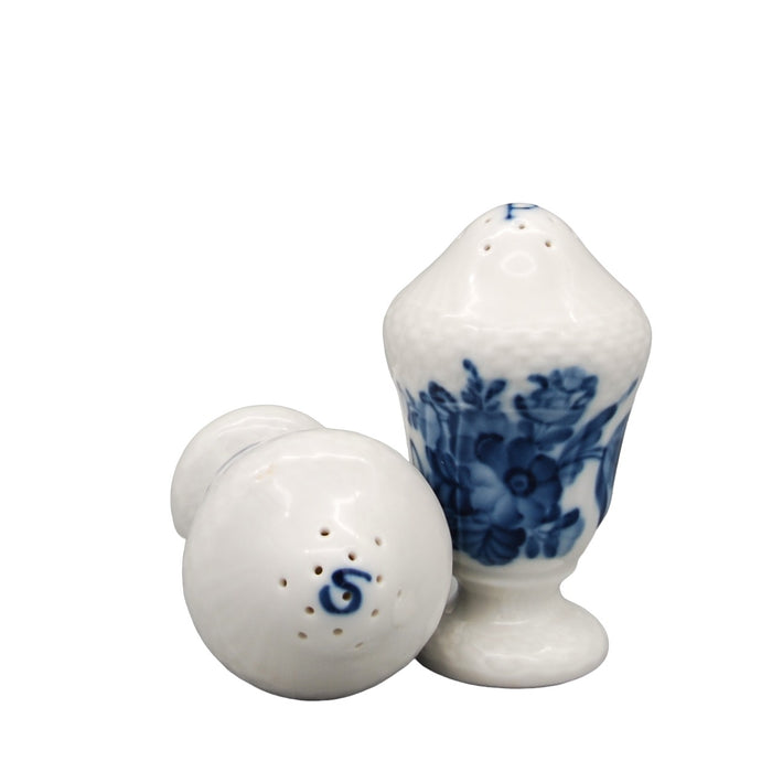 Royal Copenhagen Blue Flower Salt and Pepper Shaker, vintage salt and pepper Royal Copenhagen