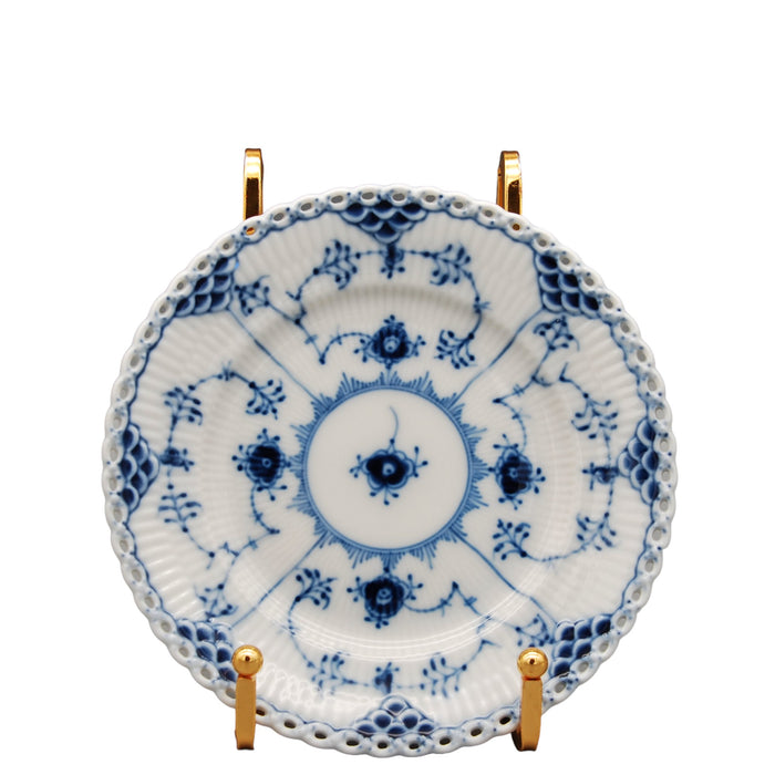 Royal Copenhagen Blue Fluted Full Lace Plate Ø 15cm Design 1088, vintage Plate Royal Copenhagen
