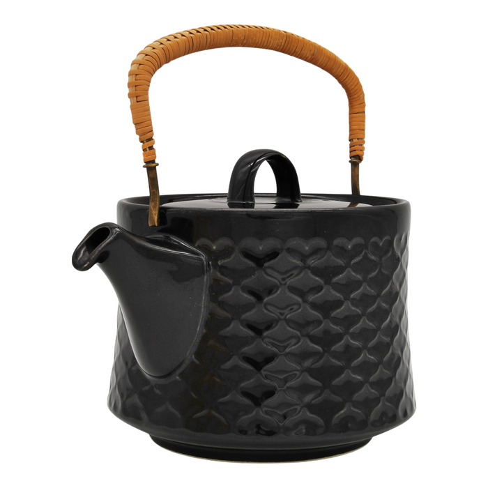 J.H. Quistgaard Cordial Palet Teapot Black, vintage teapot Quistgaard