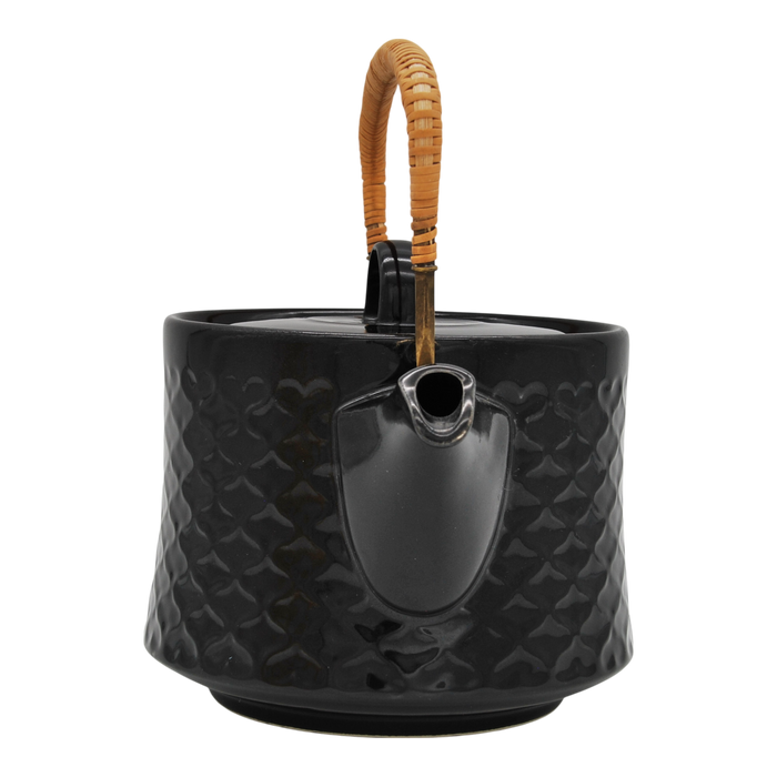 J.H. Quistgaard Cordial Palet Teapot Black, vintage teapot Quistgaard