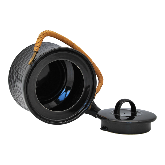 J.H. Quistgaard Cordial Palet Teapot Black, vintage teapot Quistgaard