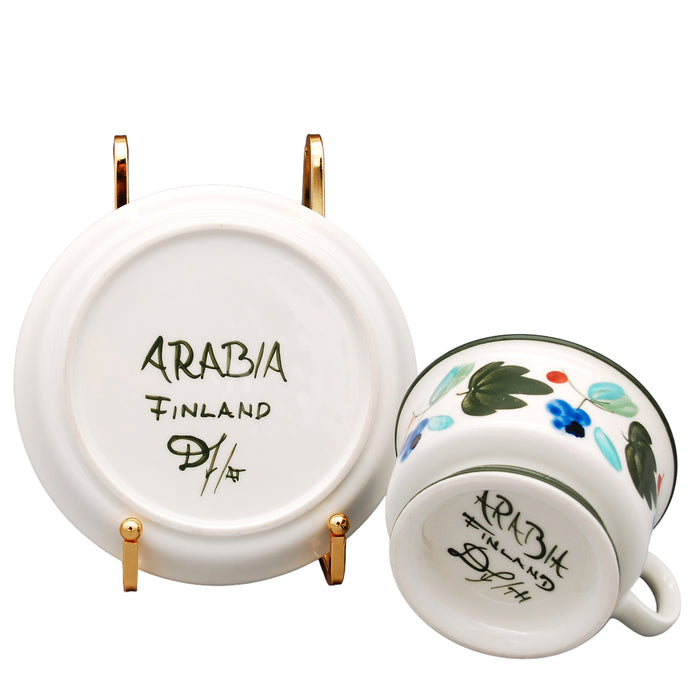 Arabia Palermo Tea Cup 0,22 l, vintage Cup & Soucer Arabia