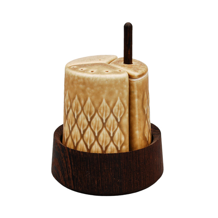 J.H. Quistgaard Relief Salt, Pepper & Honey Pot, vintage seasoning celler Quistgaard