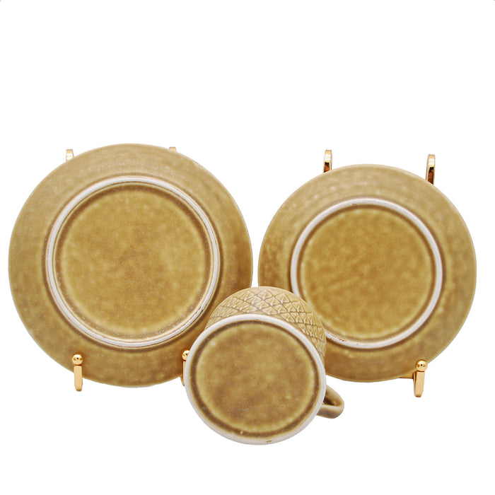 J.H. Quistgaard Relief Tea Cup Trio, vintage Cup, Soucer & plate Quistgaard