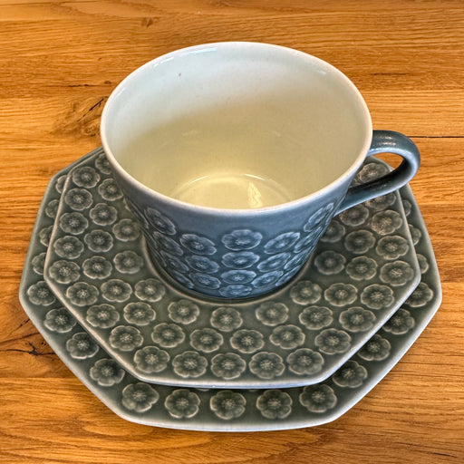J.H. Quistgaard Azur Tea Cup Trio, vintage Cup, Soucer & plate Quistgaard