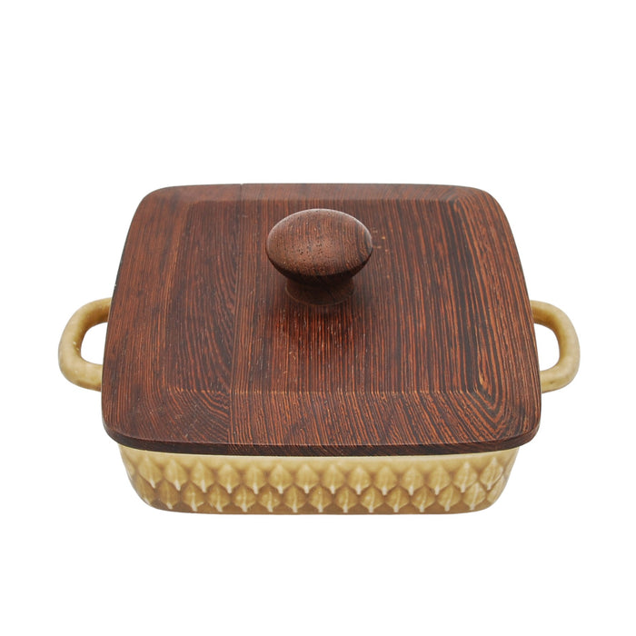 J.H. Quistgaard Relief Square Pot, vintage